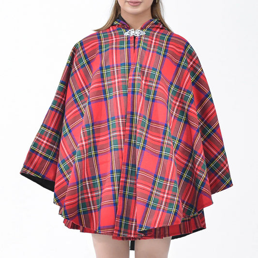 Women Tartan Cape - Royal Stewart