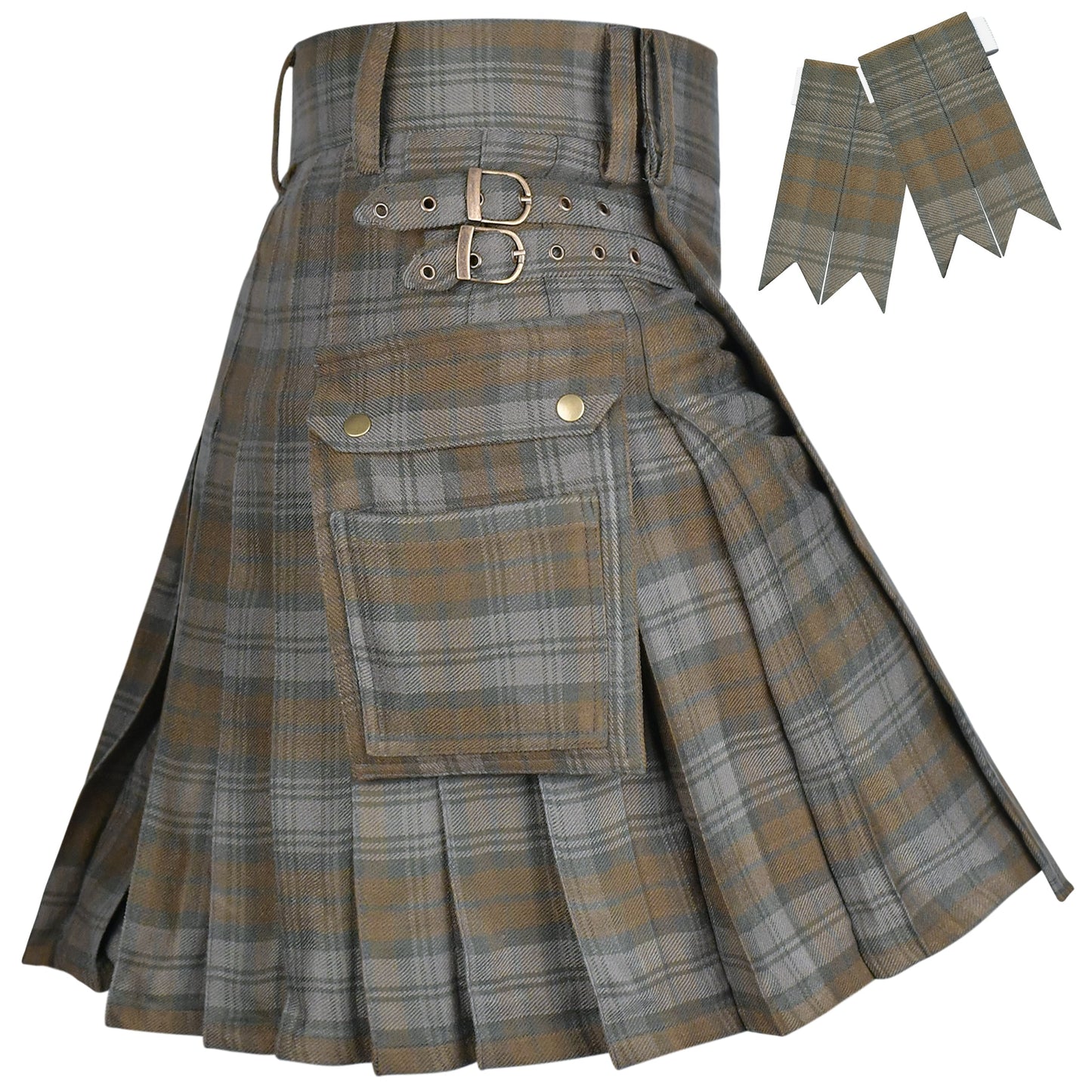 Valor Acrylic Kilt Package | Black Watch Weathered