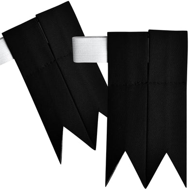 Utility Kilt Flashes | Plain Black