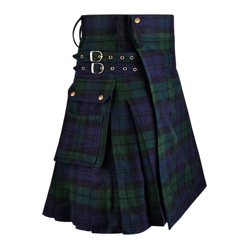 Valor Acrylic Utility Kilt | 16oz Black Watch Scottish Tartan KIlt