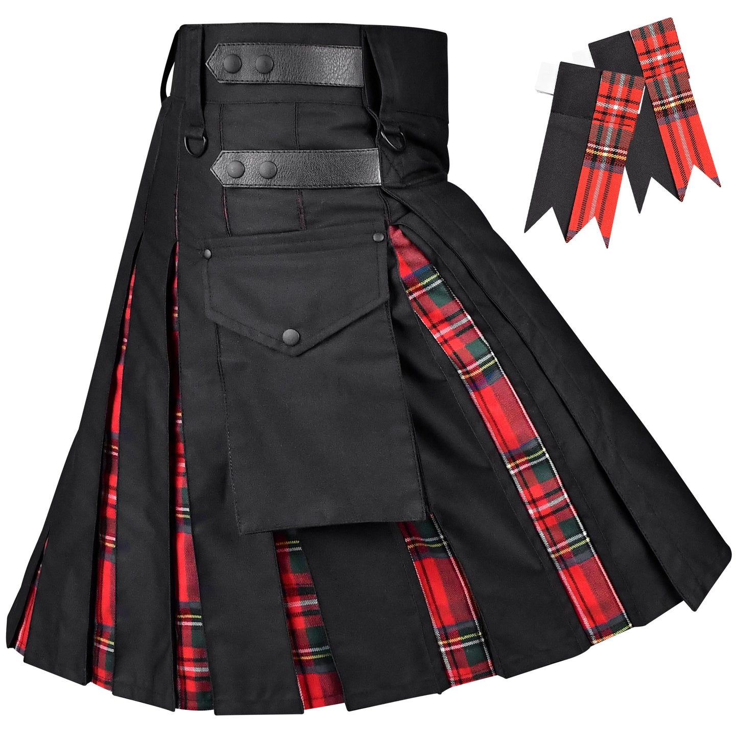Royal Stewart Kilt for Men  -  Traditional Style with Modern Functionality