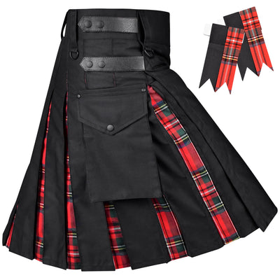 Royal Stewart Kilt for Men  -  Traditional Style with Modern Functionality