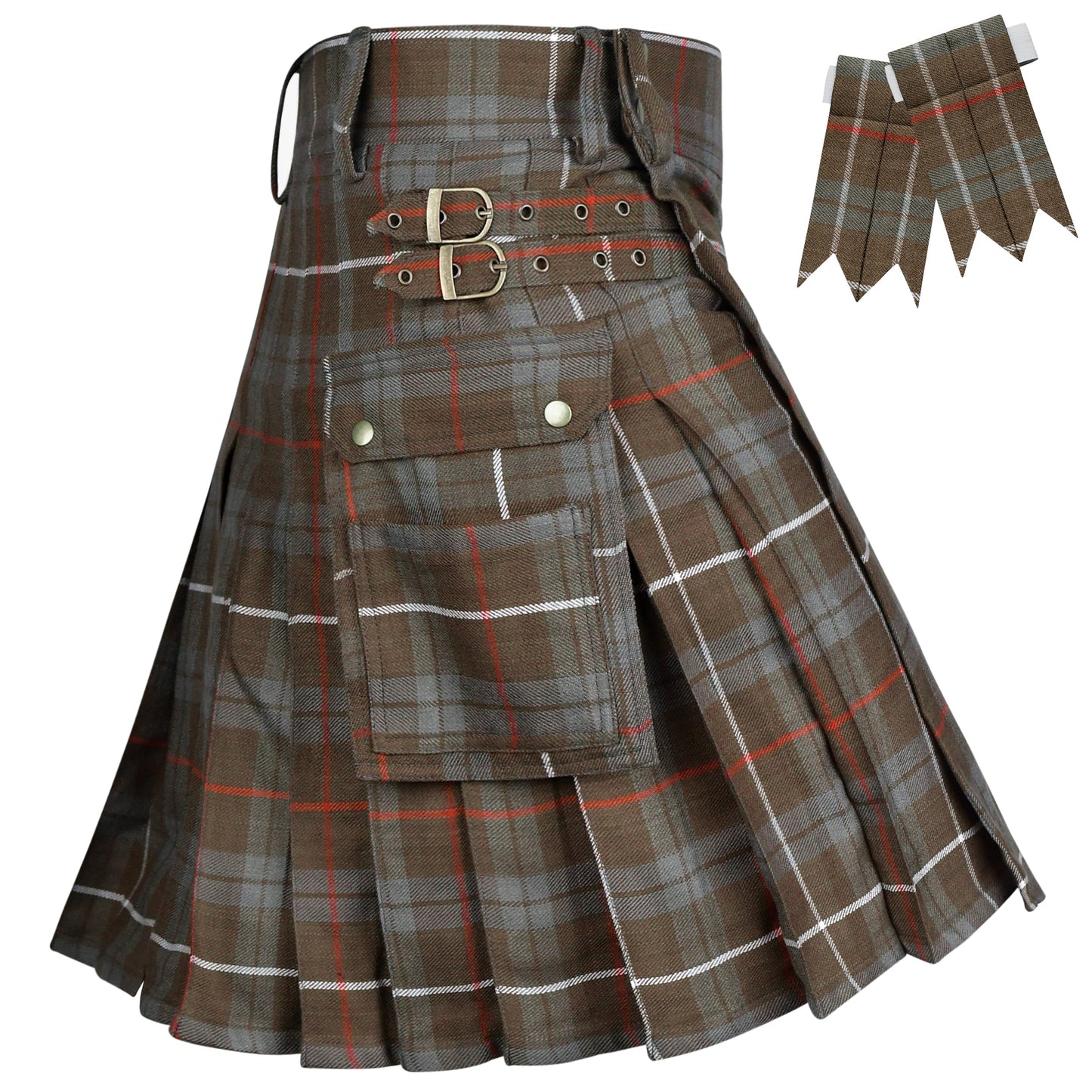 Valor Acrylic Utility Kilt | 16oz Fraser Weathered Tartan KIlt