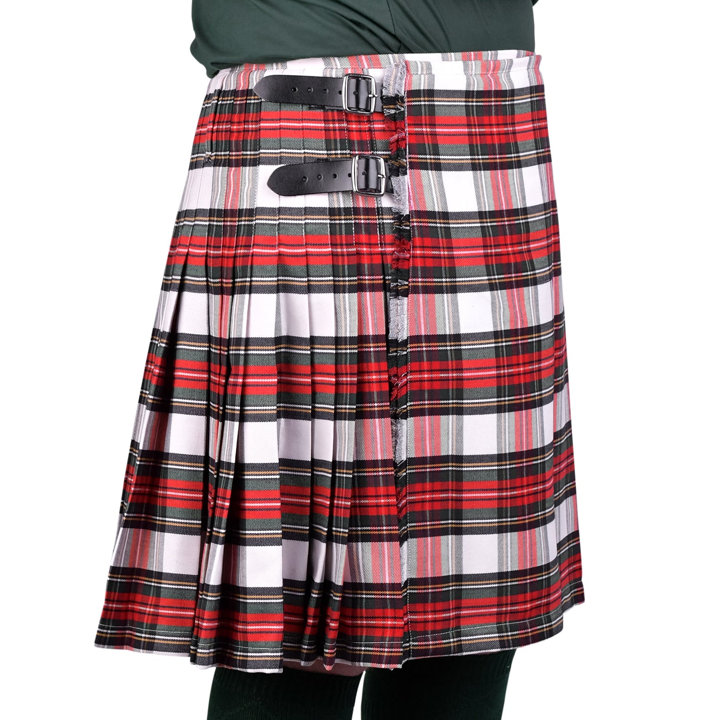 Kilt for Men I Dress Stewart Tartan Kilt Polyviscose 8 Yard Traditional Men Kilt