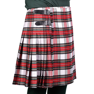 Kilt for Men I Dress Stewart Tartan Kilt Polyviscose 8 Yard Traditional Men Kilt