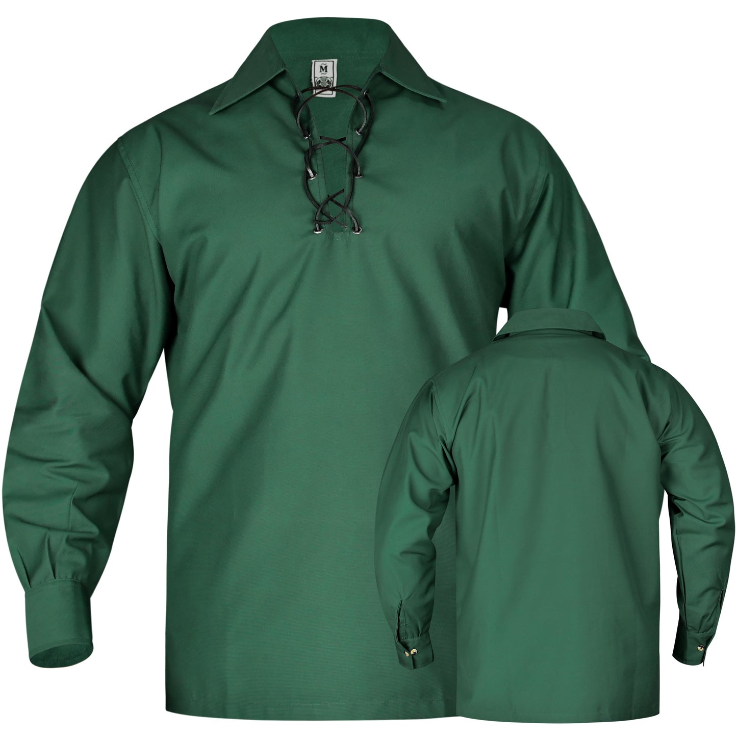 Highland Green Kilt Shirt, made from high-quality fabric, ideal for formal and casual Scottish attire.