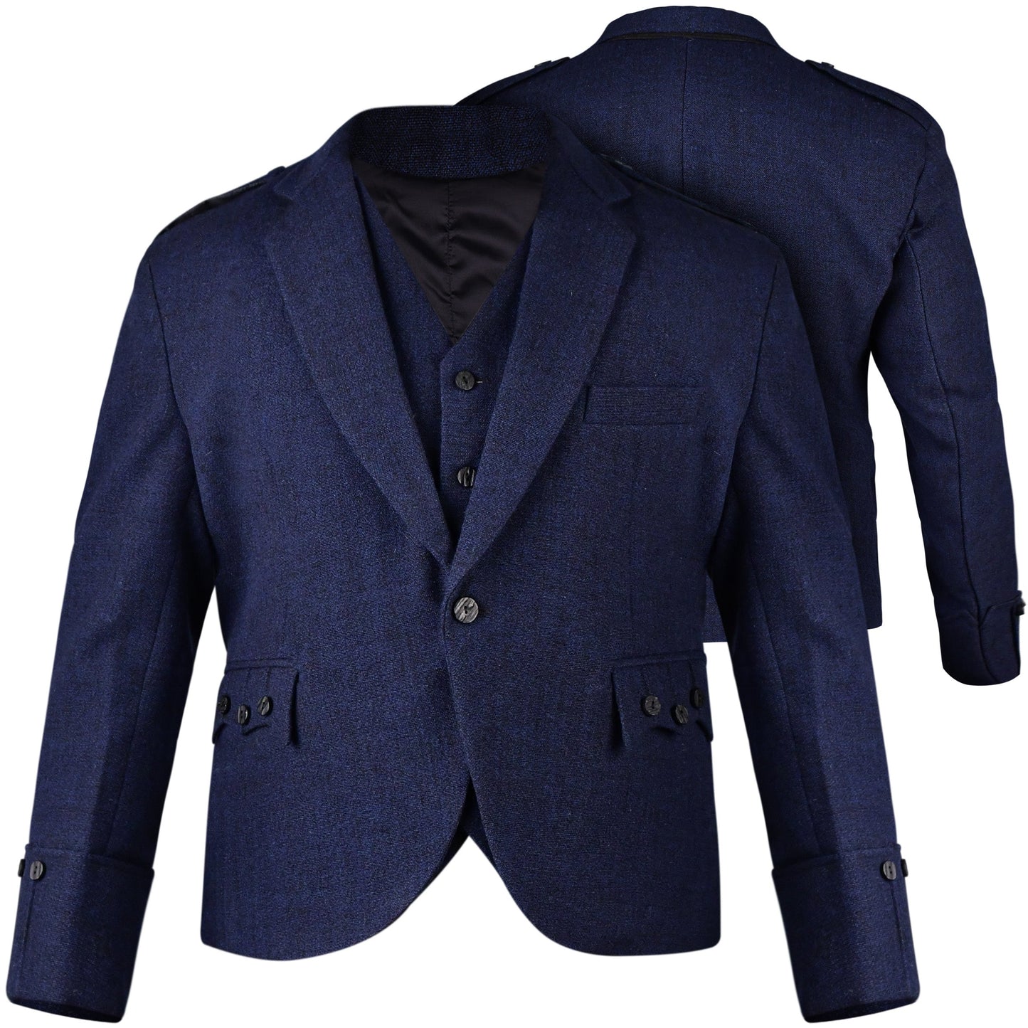 Blue Argyll Jacket & Vest