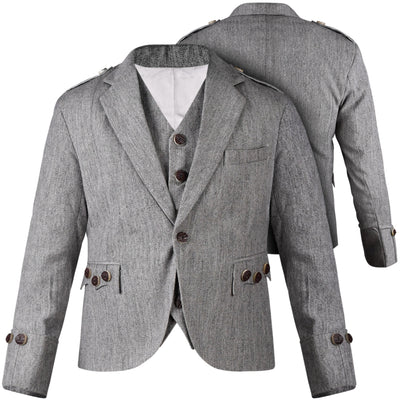 Grey Argyll Jacket & Vest