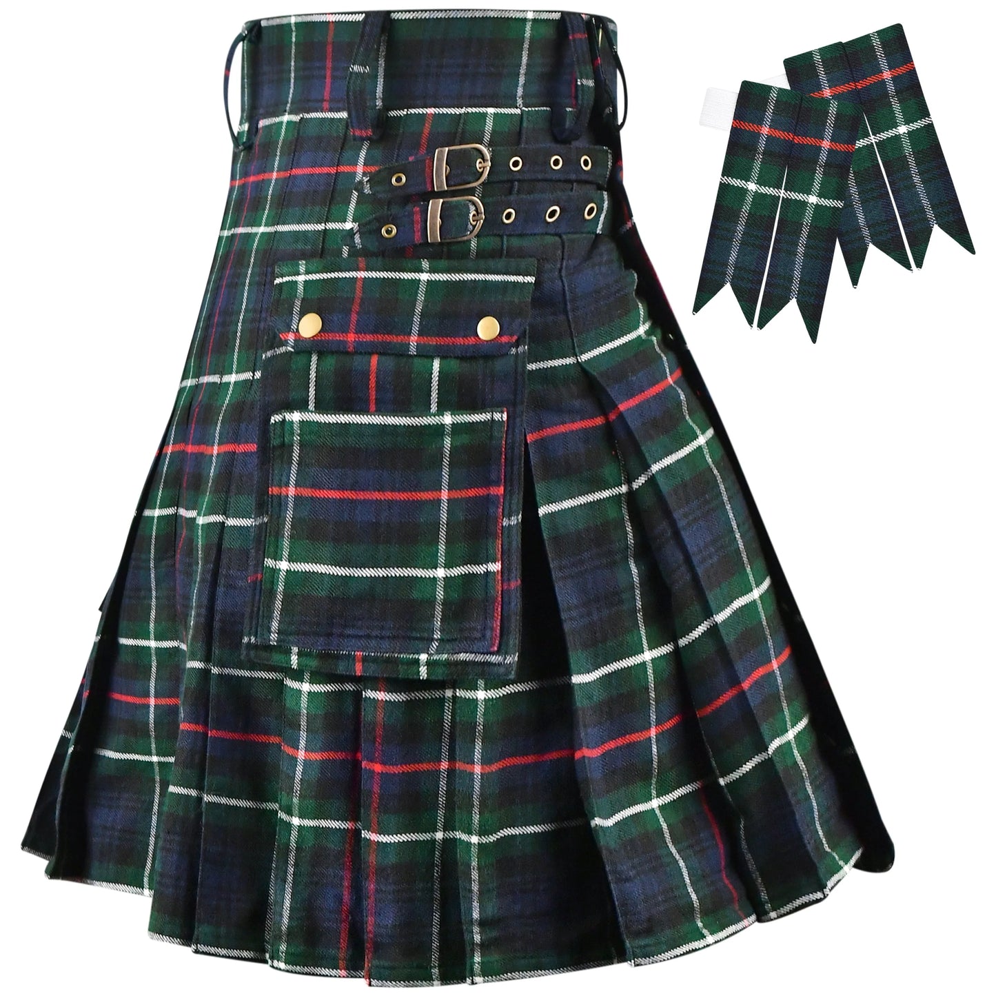 Valor Acrylic Utility Kilt | 16oz Mackenzie Tartan KIlt