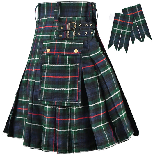 Valor Acrylic Utility Kilt | 16oz Mackenzie Tartan KIlt