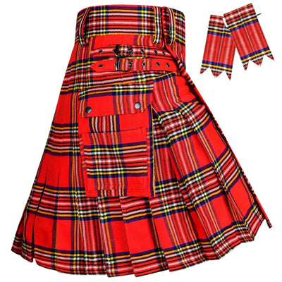 Valor Acrylic Kilt Bundle Lite | Royal Stewart