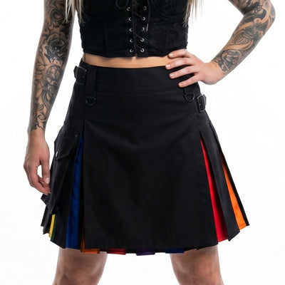 Women's Hybrid Utility Kilt | Rainbow Pride Kilt | Big & Tall