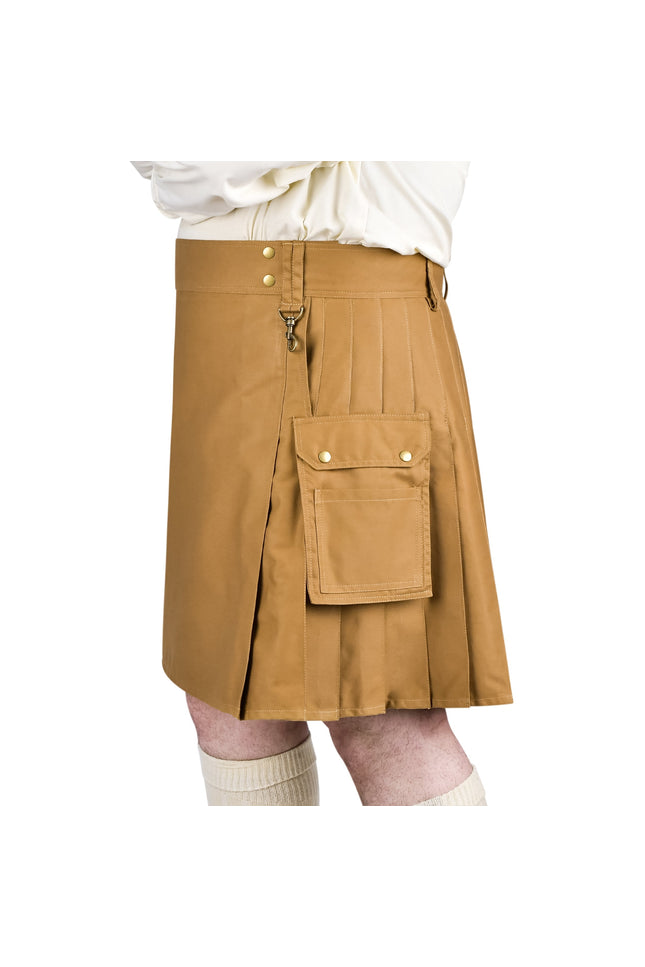 Phantom Modern Utility Kilt - Khaki | Big & Tall