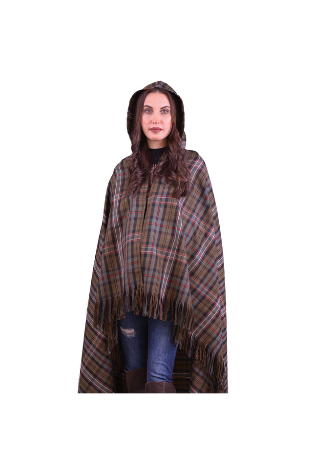 Women Tartan Cloak - Scottish Heritage Weathered