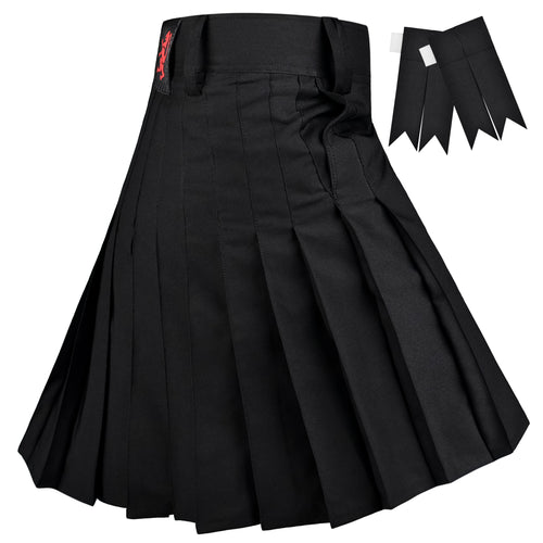 CoreStone Athletic Kilt - Black | Sports kilt For Men