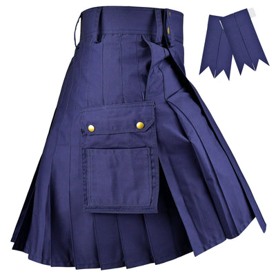 Phantom Modern Utility Kilt | Blue