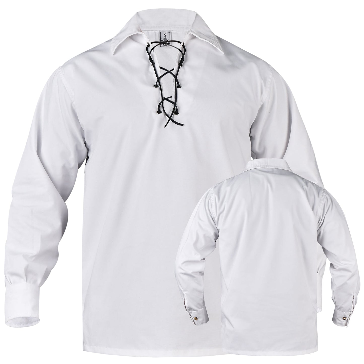 Highland White Kilt Shirt - Traditional Scottish Style