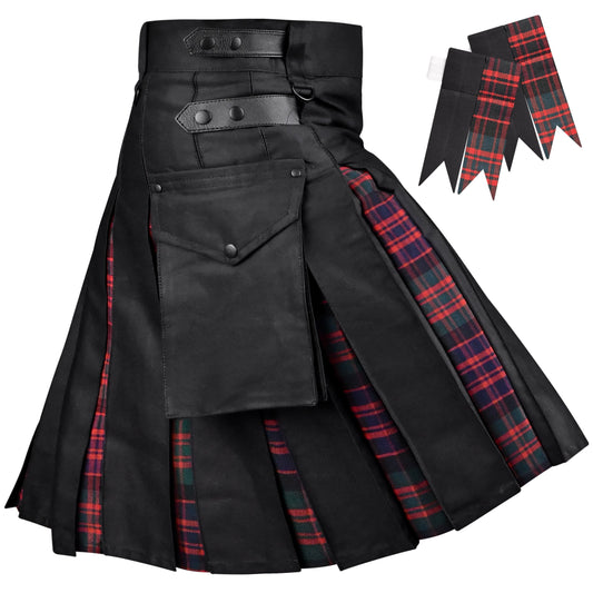 MacDonald Modern Kilt for Men - Traditional Style with Modern Functionality | Big & Tall