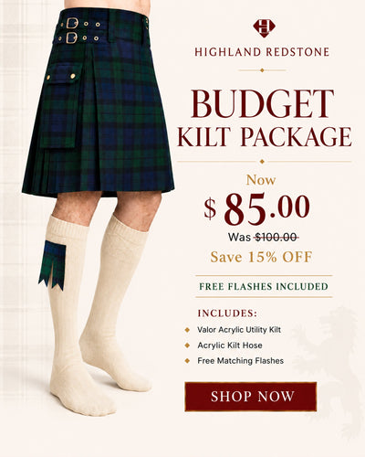 Valor Acrylic Kilt Bundle Lite | Black Watch