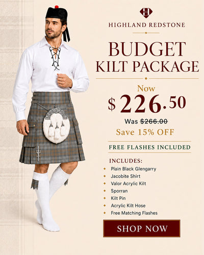 Valor Acrylic Kilt Package | Black Watch Weathered