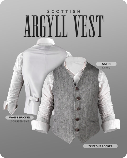 Grey Argyll Vest