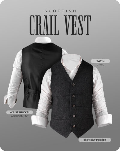 Charcoal Grey Crail Vest - Self Check