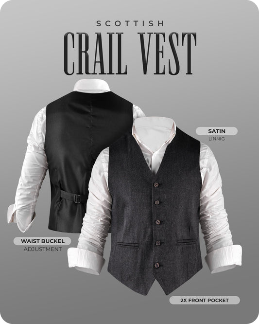 Charcoal Crail Vest