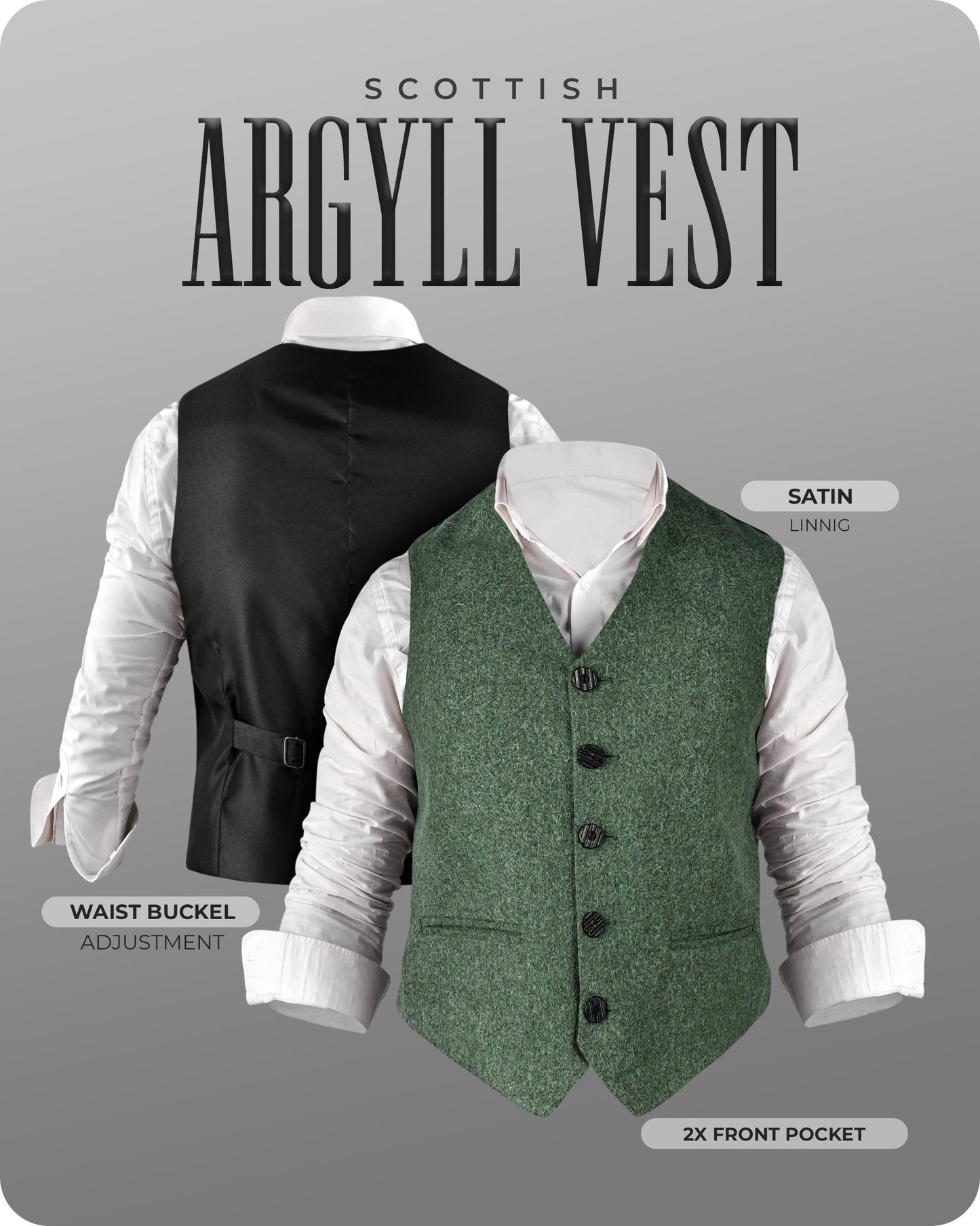 Green Argyll Jacket & Vest