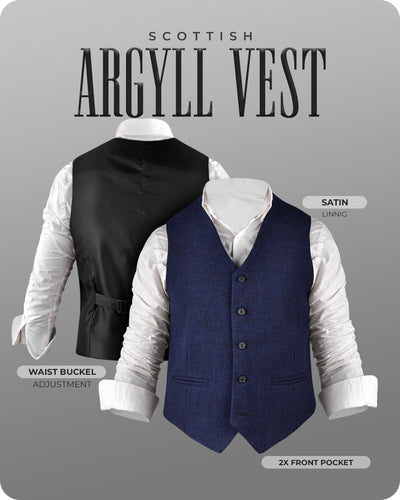Blue Argyll Jacket & Vest