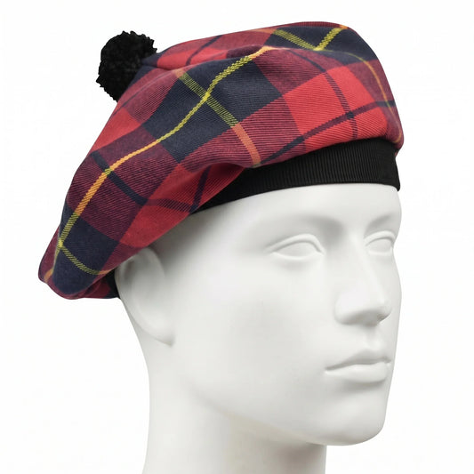 Tam O'Shanter Hat with Pompom | Wallace Tartan
