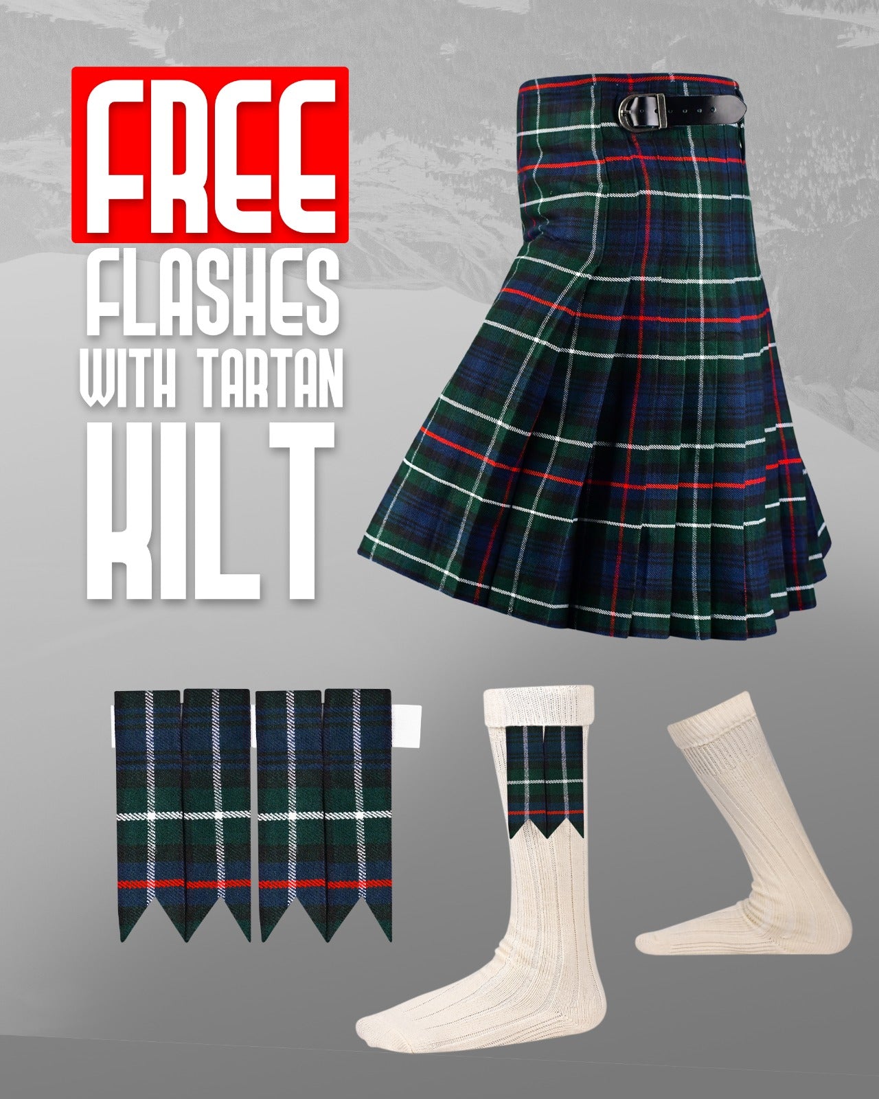 Acrylic Kilt | 16oz MacKenzie Tartan Kilt