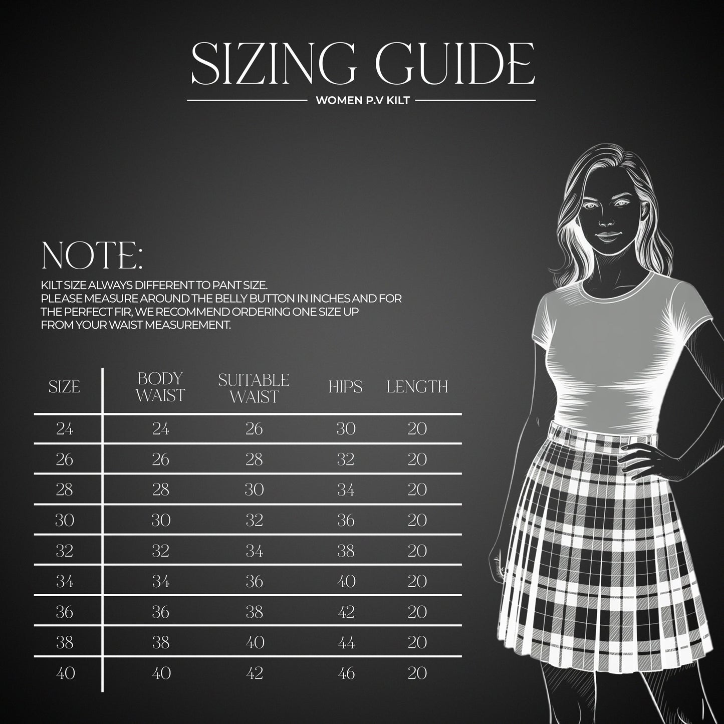 Woman Plaid Kilt - Scottish Heritage Weathered Tartan Kilt - Premium Quality & Timeless Style
