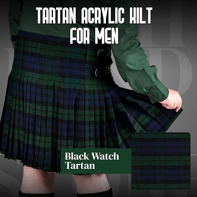 Acrylic Kilt | 16oz Black Watch Tartan Kilt