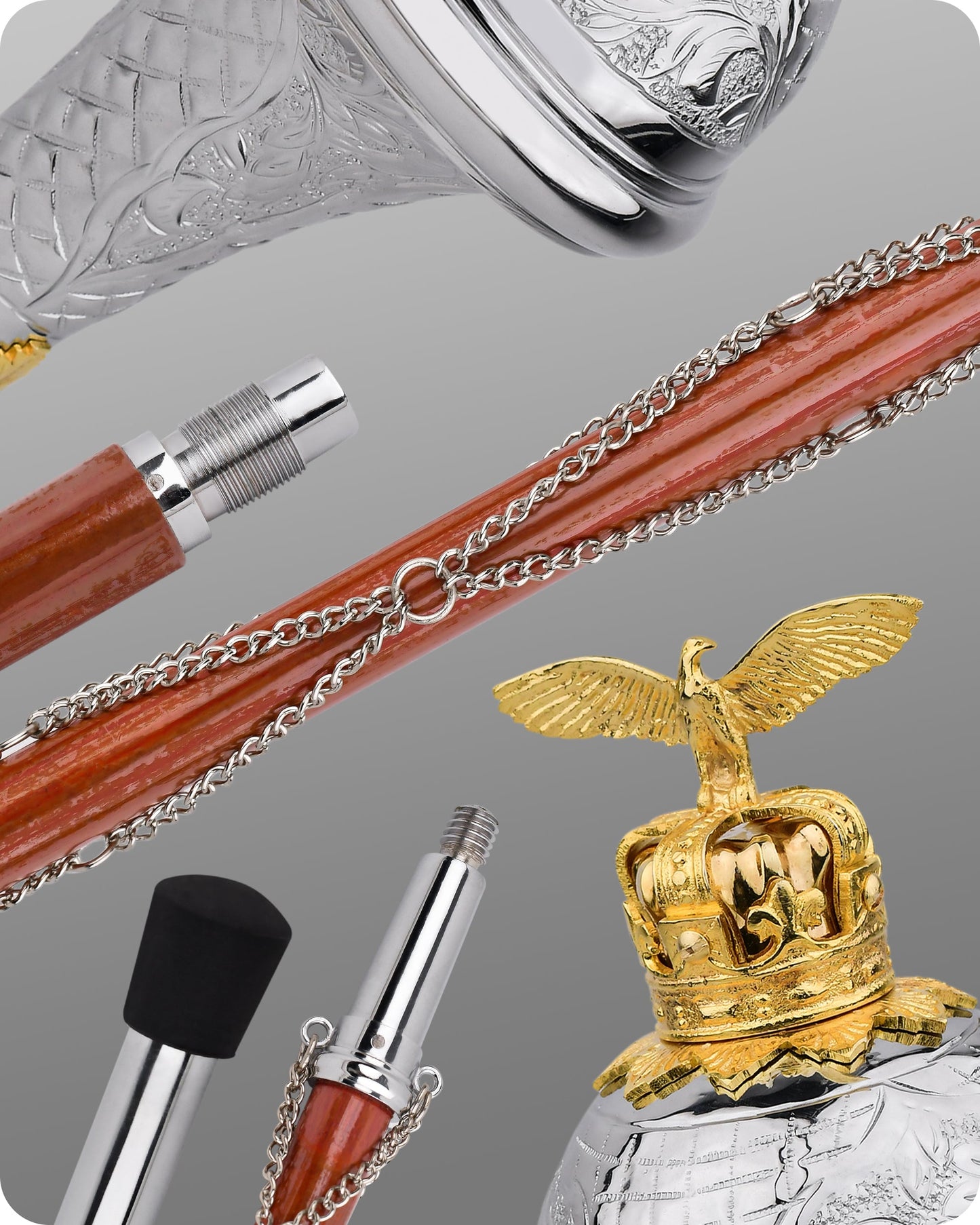 American Maces, Drum Major Maces (Eagle Head)