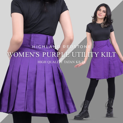 Raven Women Kilt - Purple | Big & Tall