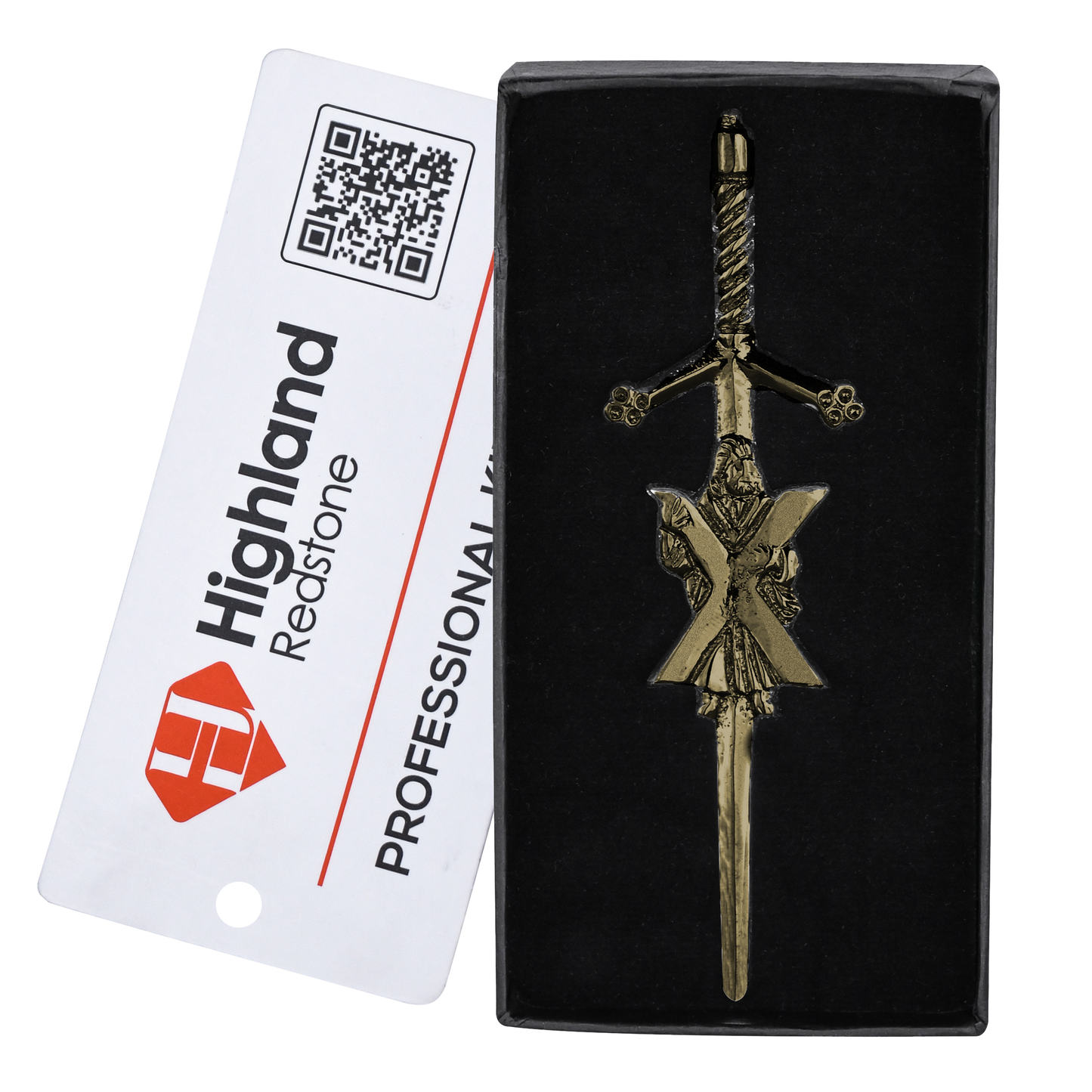 Antique St Andrew kilt pin with St Andrew's Cross design