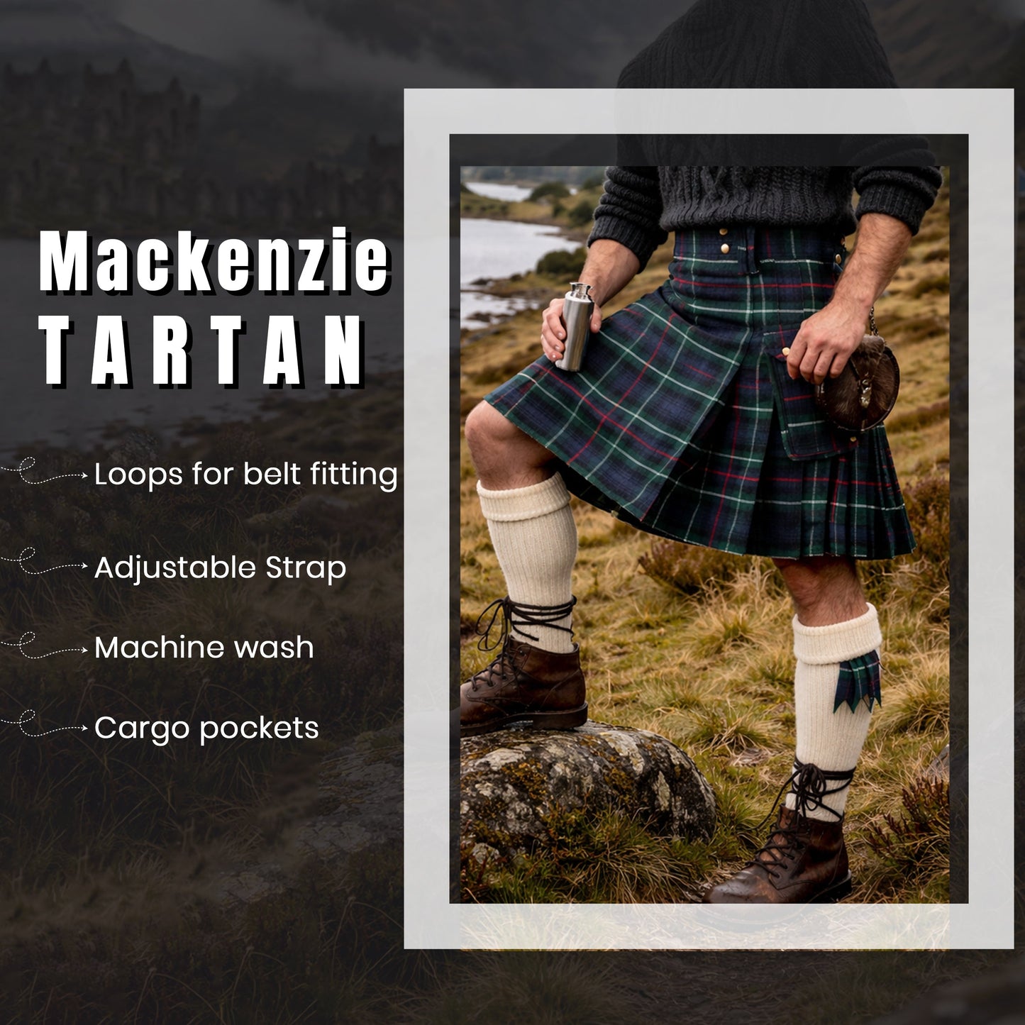 Valor Acrylic Kilt Bundle Lite | Mackenzie