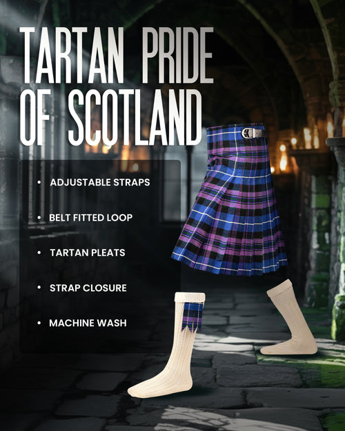 Acrylic Kilt | 16oz Pride of Scotland Tartan Kilt