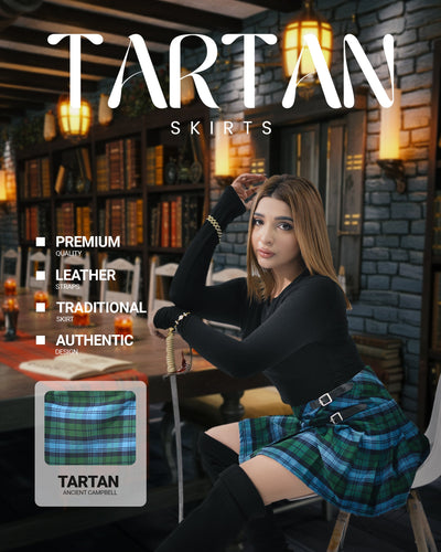 Women's Tartan Billie Skirt | Ancient Campbell