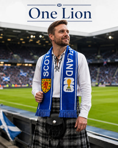 Scotland FIFA Fan Muffler - Thick Double Knit Supporter Scarf