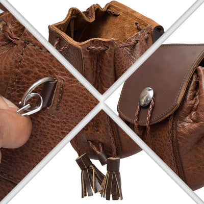 Rob Roy Leather Sporran | Brown