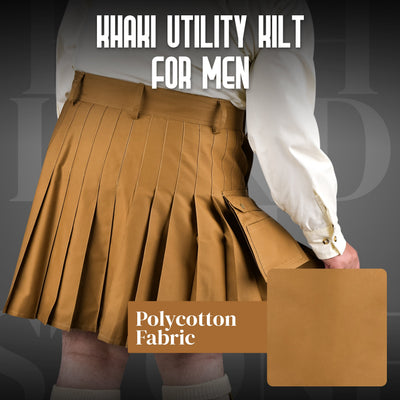 Phantom Modern Utility Kilt | Khaki