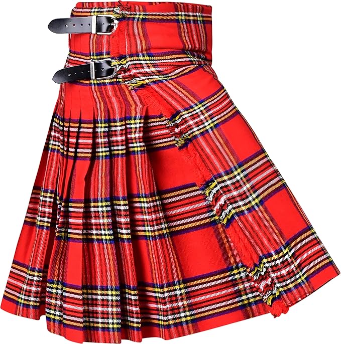 Acrylic Kilt | 16oz  Royal Stewart Tartan Kilt | Big & Tall