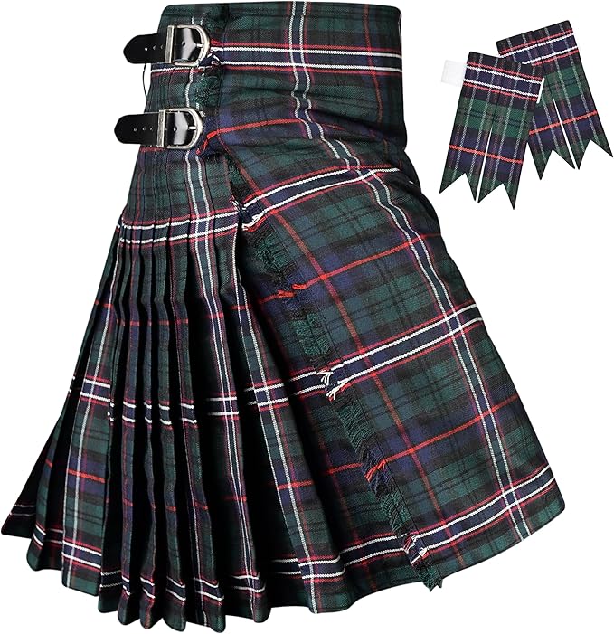 Acrylic Kilt | 16oz  Scottish National Tartan Kilt | Big & Tall