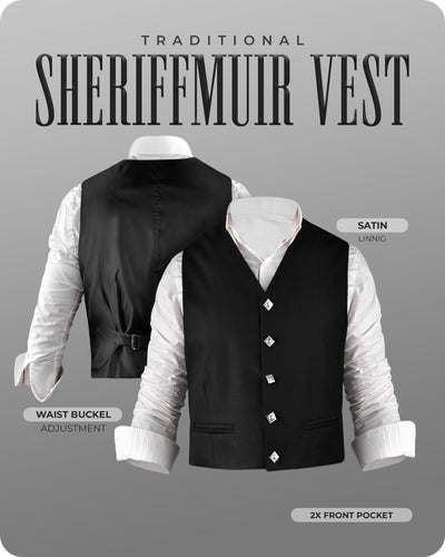 Black Sheriffmuir Jacket & Vest