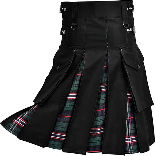 Scottish National Hybrid Utility Kilt for Men - Traditional Style with Modern Functionality
