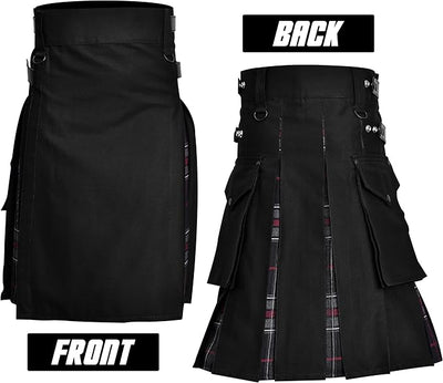 Spirit Of Bruce Hybrid Utility Kilts for Men  - Traditional Style with Modern Functionality