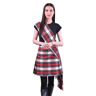 Women's Sash in Dress Stewart Tartan
