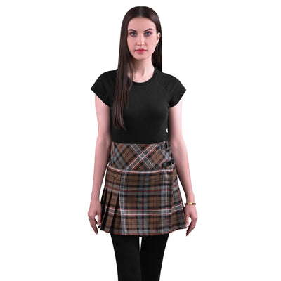 Women Tartan P.V Skirt (Scottish Heritage Weathered)