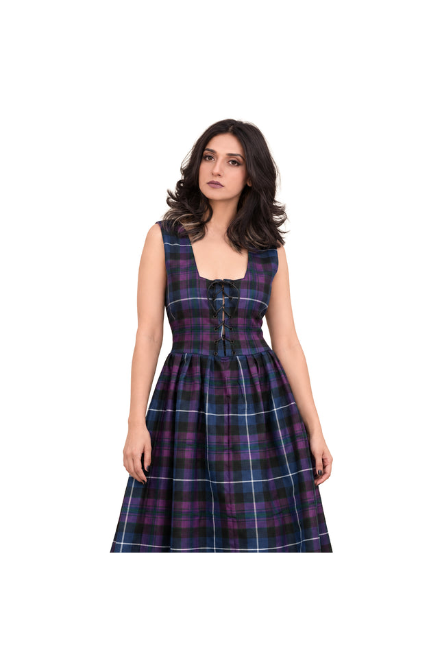 Women's Scottish Highland Dress - Long Tartan Dress | Pride of Scotland
